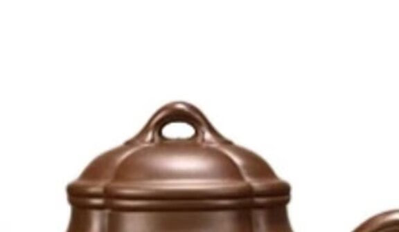Huaying Teapot · Aged Purple Clay (Lao Zini)