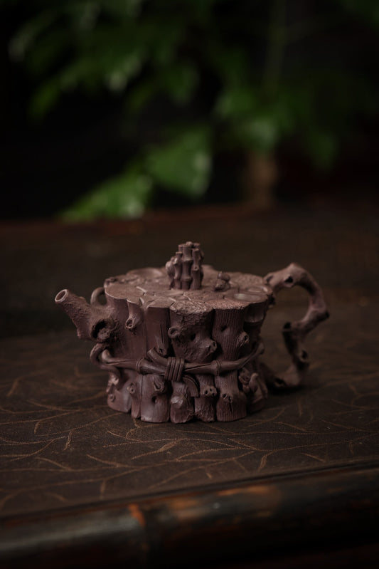 Bundle of Three Friends Teapot · Fully Handmade · Tianqing Clay · 340cc