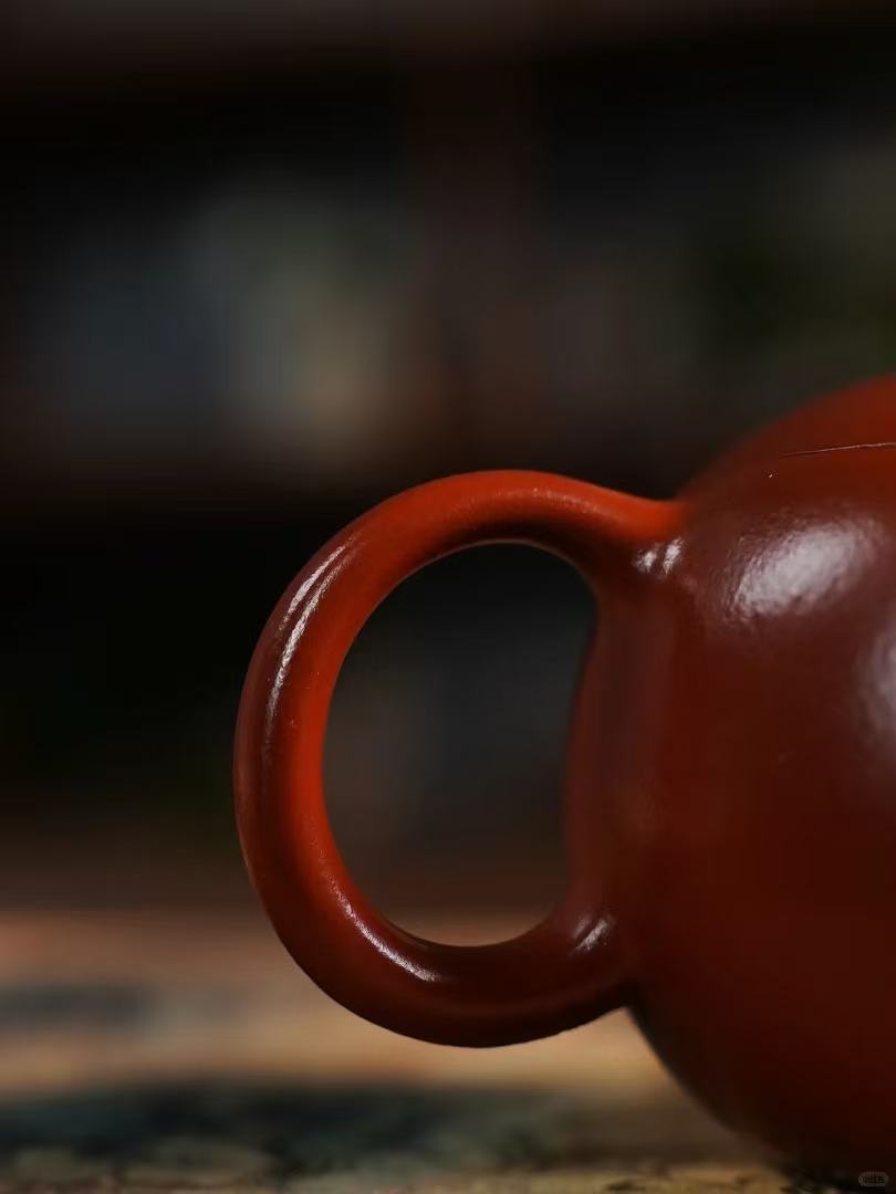 Xishi Teapot - Coal Kiln Tricolor Red Robe, Handmade