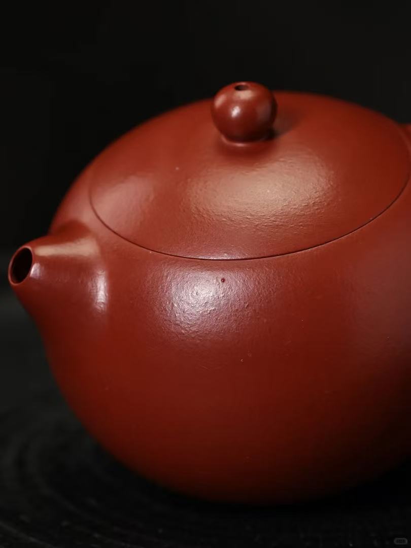 Xishi Teapot - Coal Kiln Tricolor Red Robe, Handmade